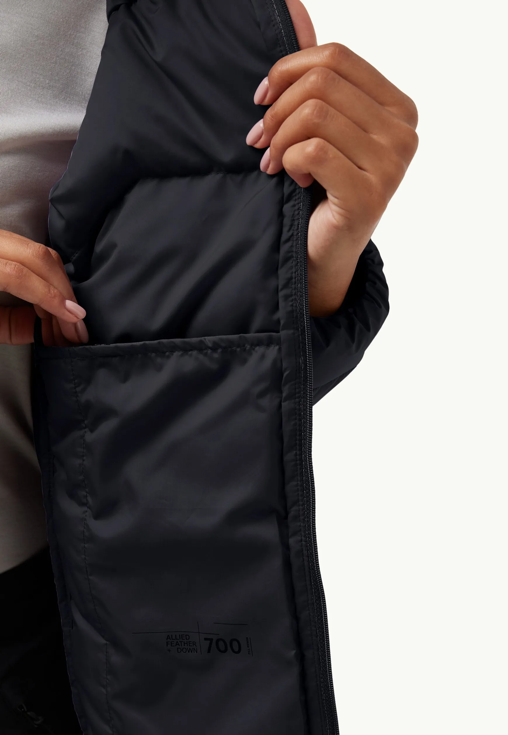 Ather Down Hoody W Rds