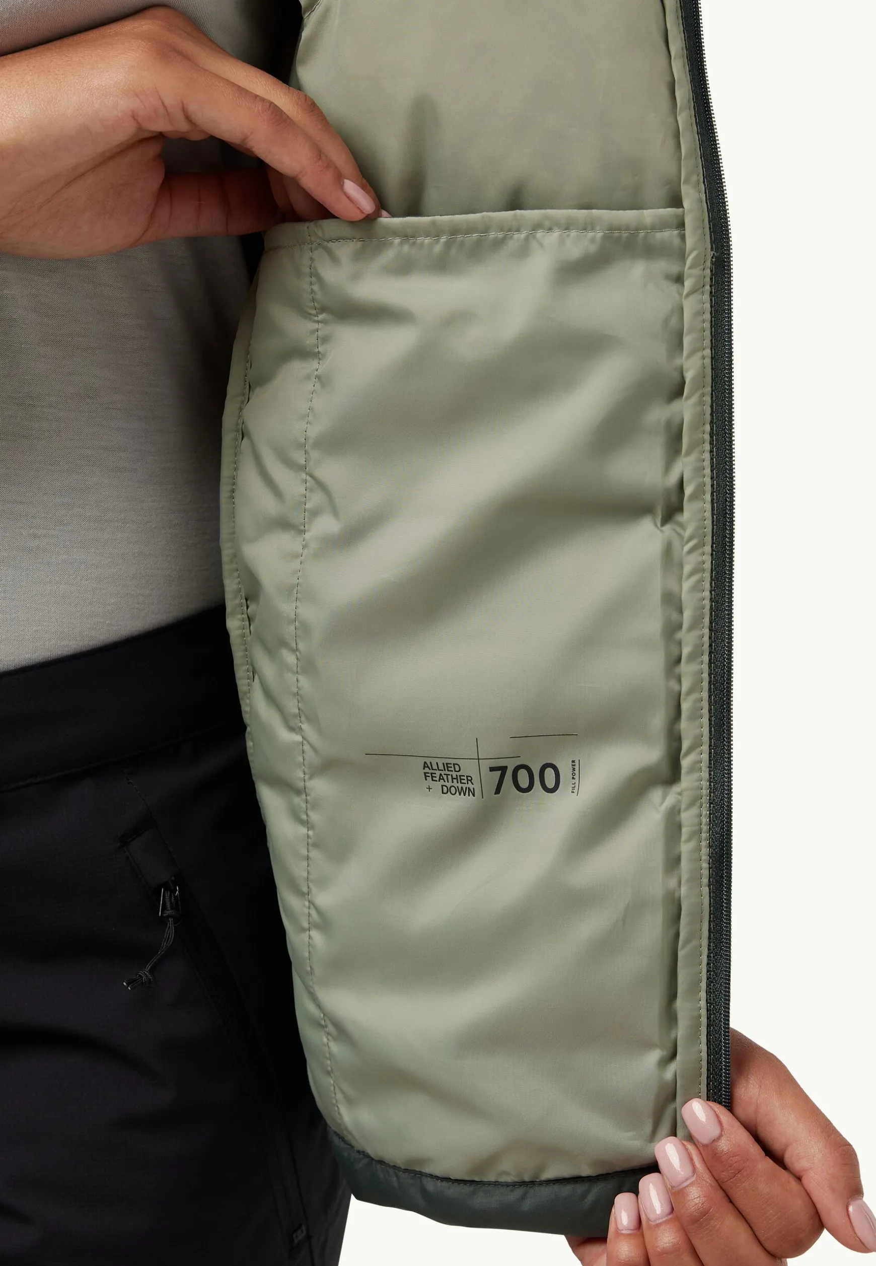 Ather Down Hoody W Rds