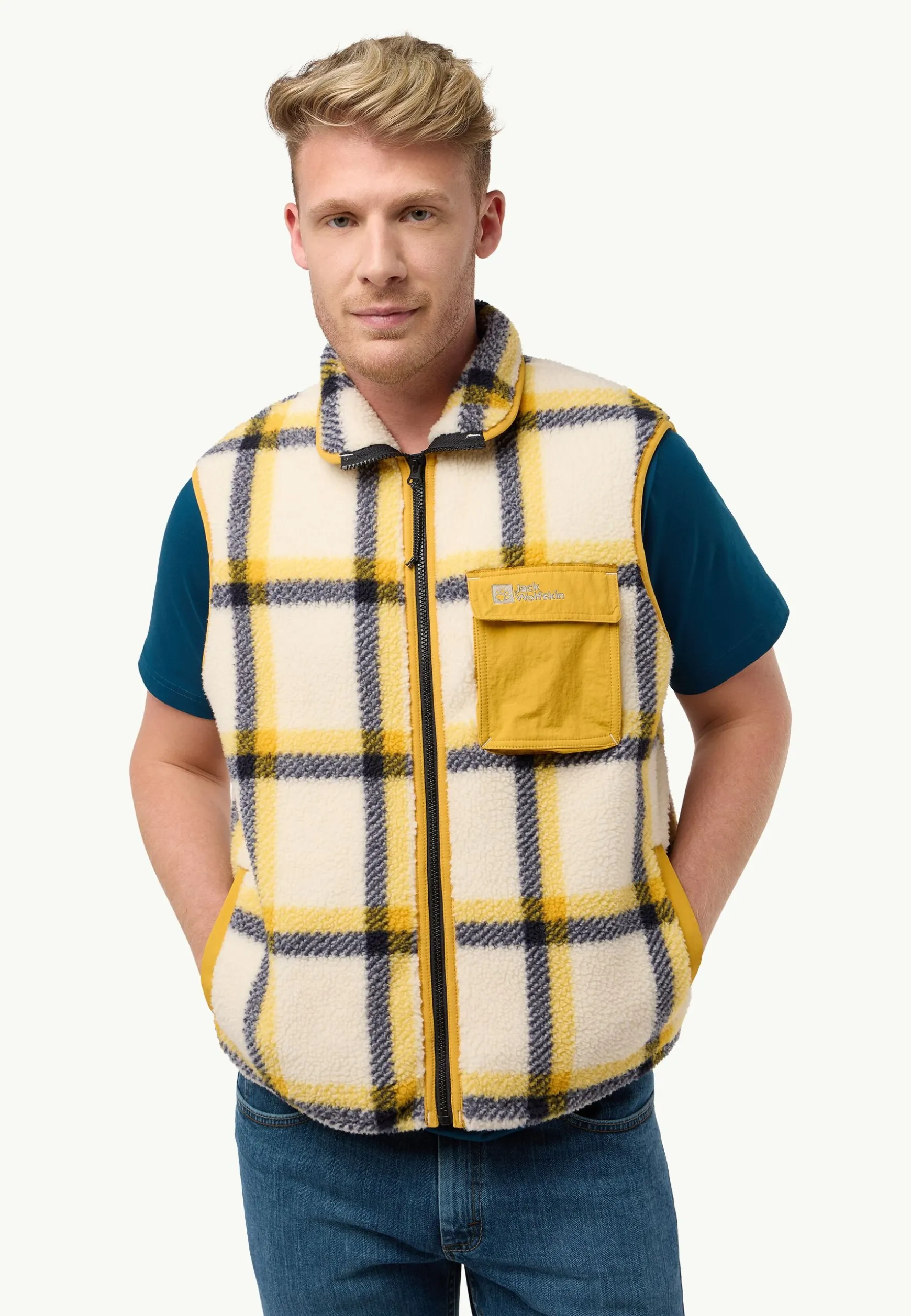 Felslicht Check Vest M