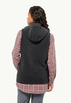 High Curl Long Vest W