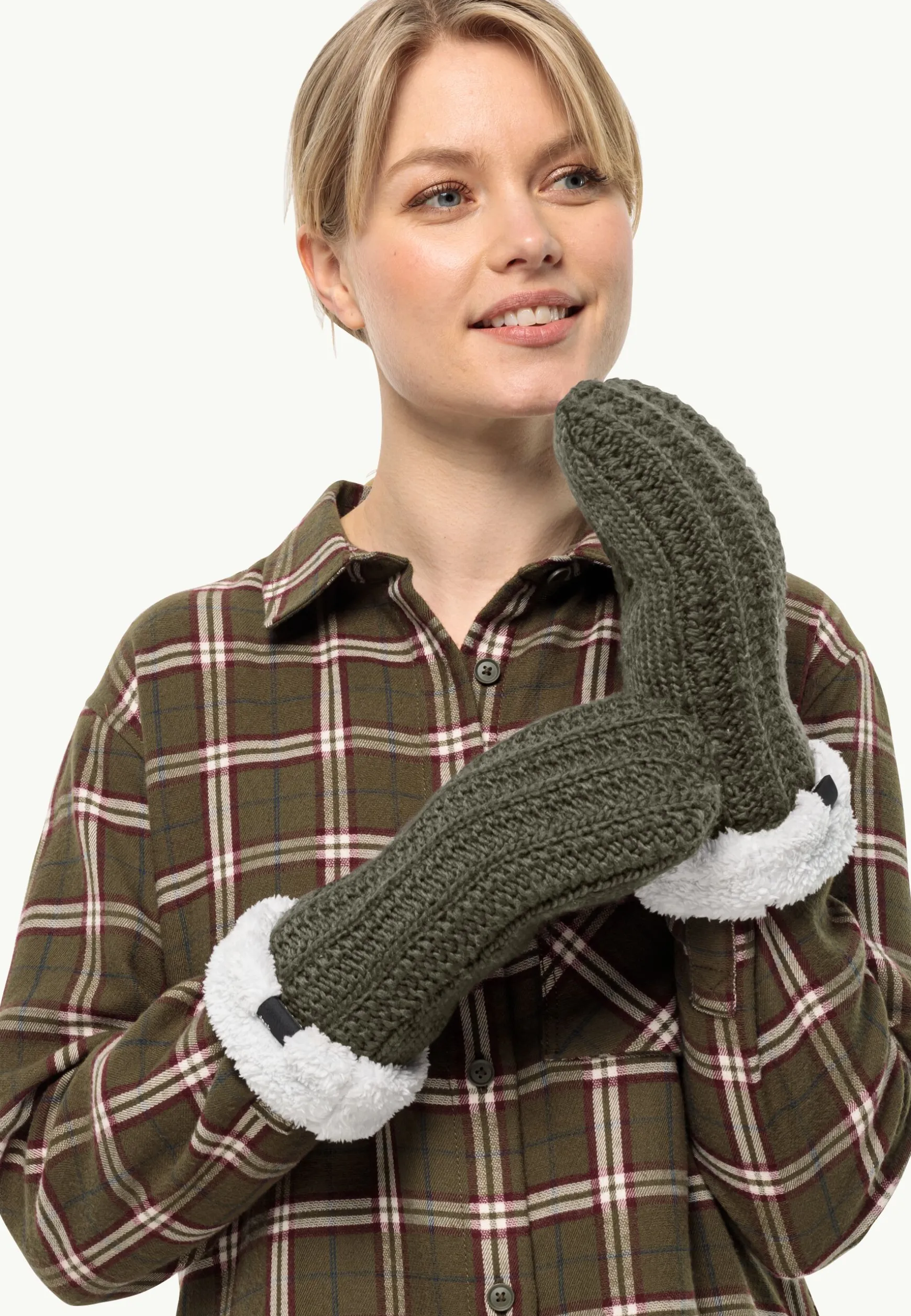 Highloft Knit Mitten W