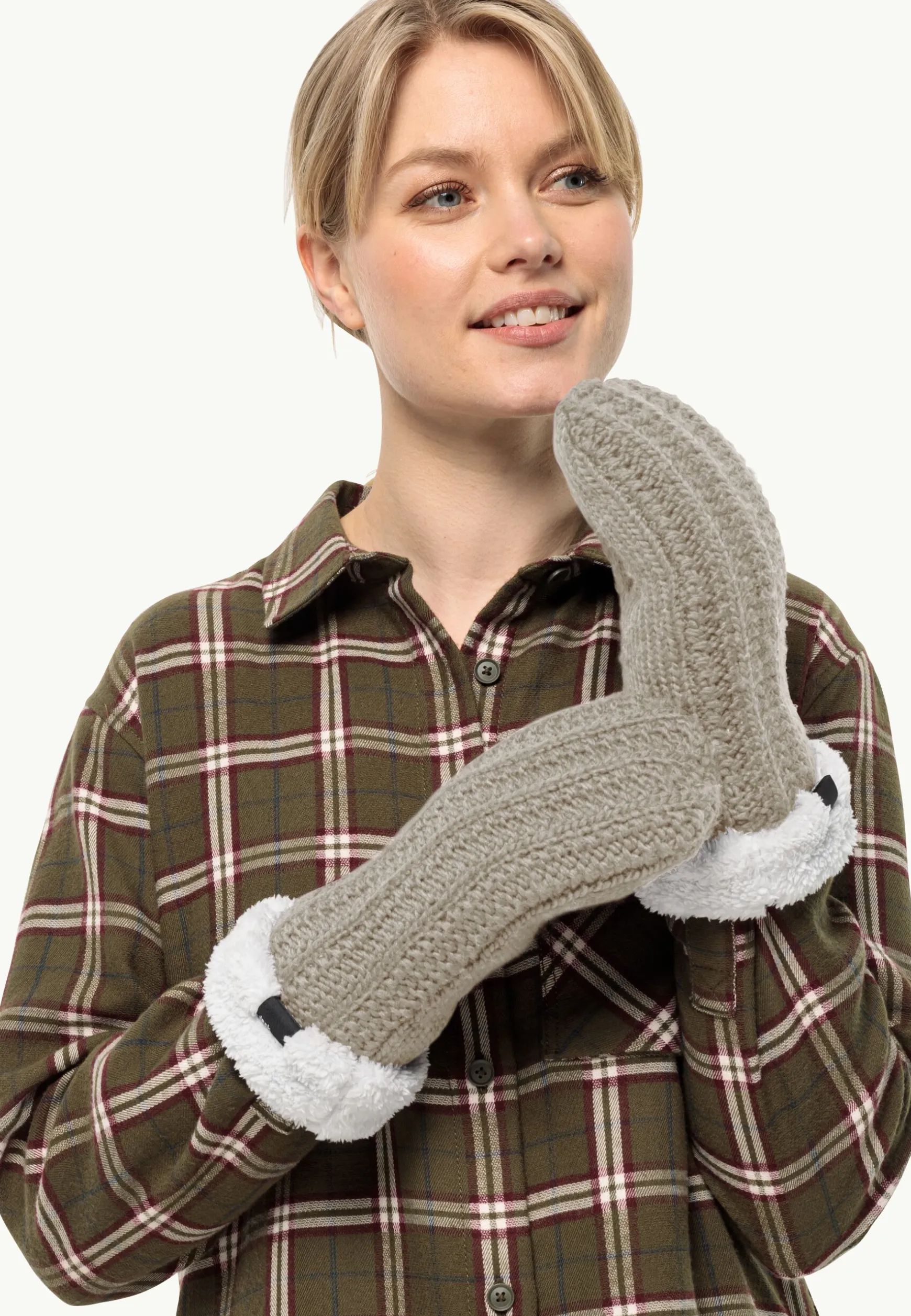 Highloft Knit Mitten W