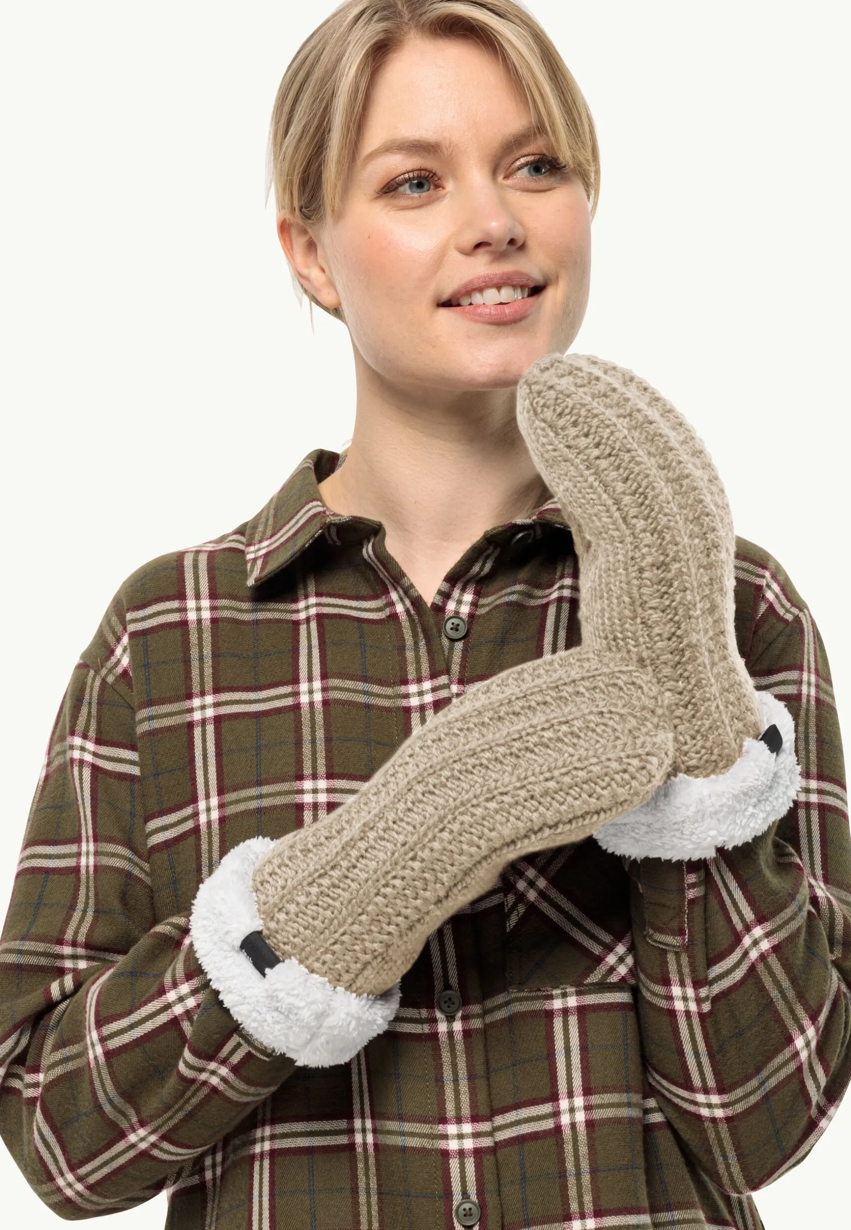 Highloft Knit Mitten W