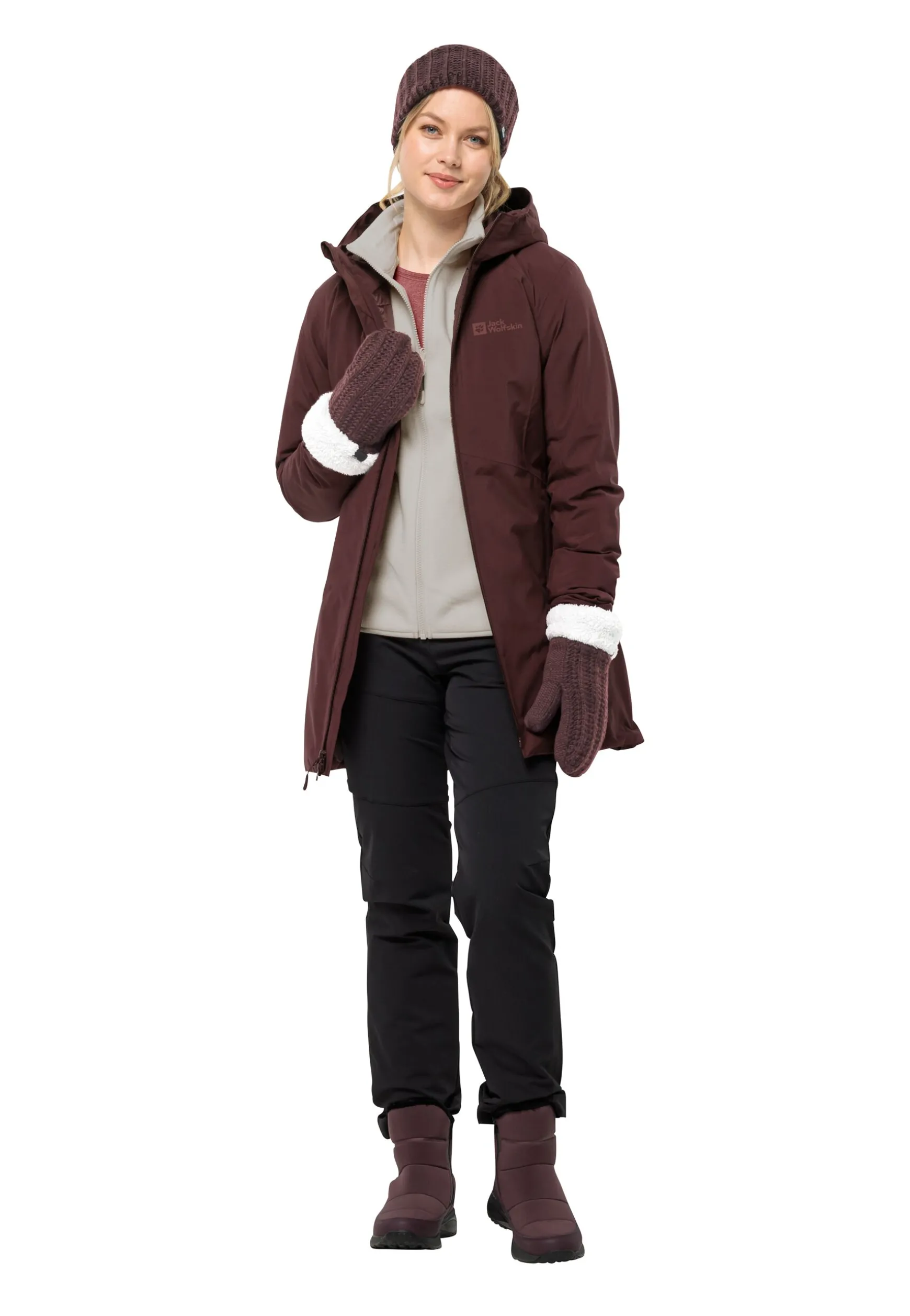 Highloft Knit Mitten W